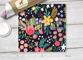 Floral Adhesive Vinyl 1362 - Donkey Craft Vinyl