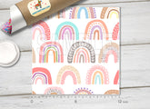 Boho Pastel Rainbow Adhesive Vinyl 1516 - Donkey Craft Vinyl