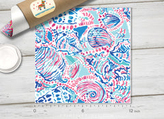 Lilly Inspired Summer Festival Pattern Adhesive Vinyl L030