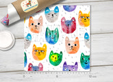Cat Face Adhesive Vinyl 1104