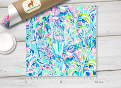 Lilly Inspired Pattern Adhesive Vinyl L137