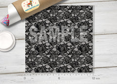 Black Lace Adhesive Vinyl 1267