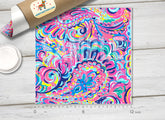 Lilly Inspired Psychedelic Sunshine Pattern Adhesive Vinyl L044