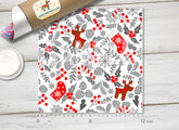 Christmas Patterned Adhesive Vinyl X100