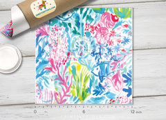 Lilly Inspired Pattern Adhesive Vinyl L144