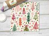 Christmas Tree Patterned Adhesive Vinyl X028