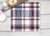 Check Plaid Tartan Patterned HTV 596