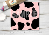 Pink Cow Print Adhesive Vinyl Adhesive Vinyl 1306