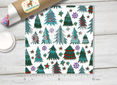 Christmas Tree Patterned Adhesive Vinyl X084