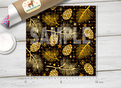 Copy of Christmas Patterned Adhesive Vinyl X024 - Donkey Craft Vinyl