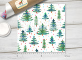 Christmas Tree Patterned Adhesive Vinyl X082