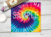 Tie Dye Patterned Adhesive Vinyl 867