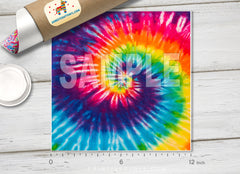 Tie Dye Patterned Adhesive Vinyl 867