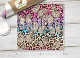 Rainbow Leopard Adhesive Vinyl 1312 - Donkey Craft Vinyl