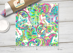 Lilly Inspired  Pattern Adhesive Vinyl L117