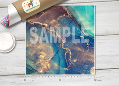 Abstract Alcohol Ink Marble Adhesive Vinyl 1466 - Donkey Craft Vinyl