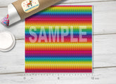 Rainbow Serape Patterned Adhesive Vinyl 926