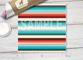 Mexican Serape Stripe HTV 1482 - Donkey Craft Vinyl