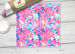 Lilly Inspired Pattern Adhesive Vinyl L081