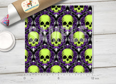 Skull Patterned HTV H054