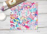 Lilly Inspired Pattern Adhesive Vinyl L088