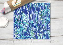 Lilly Inspired Pink Palm Tree Pattern Adhesive Vinyl L061