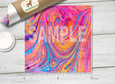 Marbling Oil Pattern Adhesive Vinyl 777