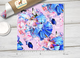 Watercolor Flowers Pattern Adhesive Vinyl 603