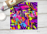 Grunge Graffiti Adhesive Vinyl 1258