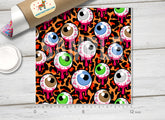Zombie Eyeballs Patterned Adhesive Vinyl H019