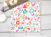 Pastel Leopard Patterned Adhesive Vinyl 1615