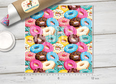 Glazed Donuts Patterned Adhesive Vinyl 748