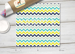 Summer Chevron Patterned HTV 143