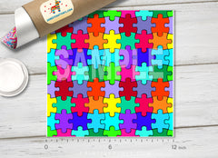 Autism Puzzle Pattern Adhesive Vinyl 780