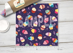 Cupcakes Patterned Adhesive Vinyl 698