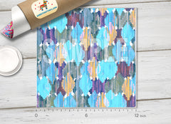 Watercolor Ethnic Ikat Pattern Adhesive Vinyl 665
