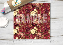 Flowers Patterned Adhesive Vinyl 713
