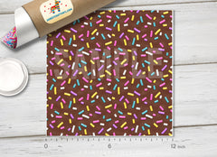 Donut Sprinkles Pattern Adhesive Vinyl 808