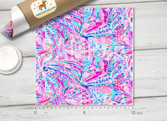 Lilly Inspired Pattern Adhesive Vinyl L123