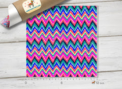 Lilly Inspired Zigzag Chevron Pattern Adhesive Vinyl L010