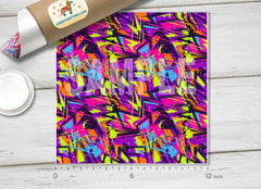 Grunge Graffiti Adhesive Vinyl 1258