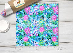 Lilly Inspired Pattern Adhesive Vinyl L130