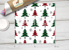 Christmas Patterned Adhesive Vinyl X073 - Donkey Craft Vinyl
