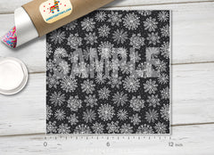 Snowflake Patterned Adhesive Vinyl X027