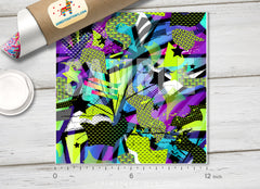 Abstract Graffiti Adhesive Vinyl 1271