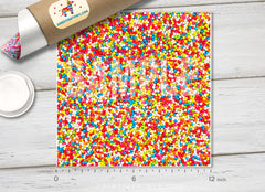 Sugar Sprinkles Patterned Adhesive Vinyl 762