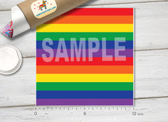 Rainbow Stripes Patterned Adhesive Vinyl 904