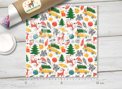 Christmas Patterned Adhesive Vinyl X113