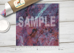 Purple and Teal Abstract Marble HTV 1535