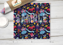 Christmas Patterned Adhesive Vinyl X043